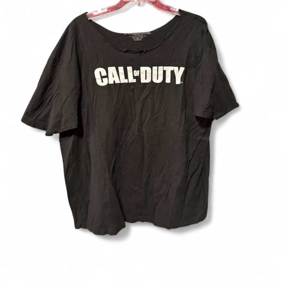 Thrashed Call of Duty Vintage Graphic Tee XXL Distressed Gaming T-Shirt Fade